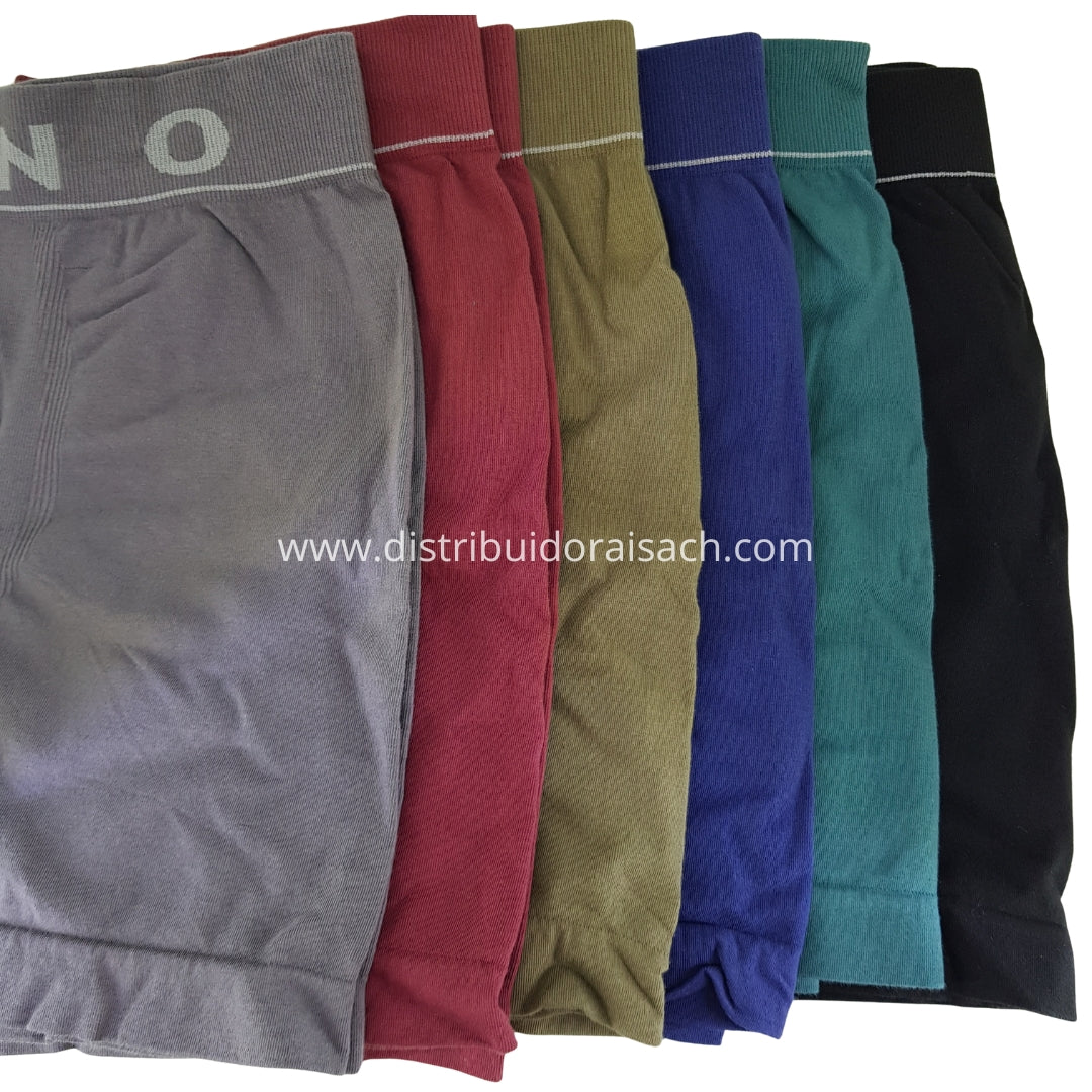Boxer Sin Costuras Hombre / Docena (Por Talla)