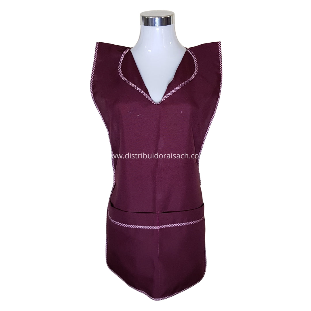 Delantal Packing/Cocina Por Docena Burdeo