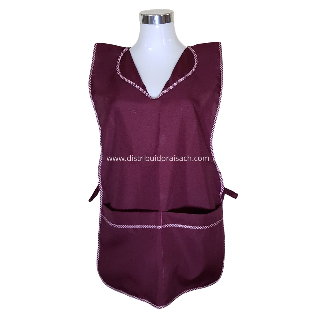Delantal Packing/Cocina Por Docena Burdeo