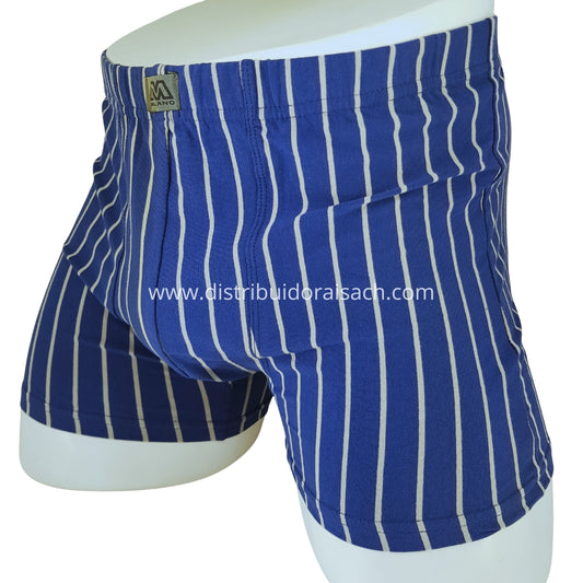 Boxer Rayado Hombre / Docena (Por Talla)