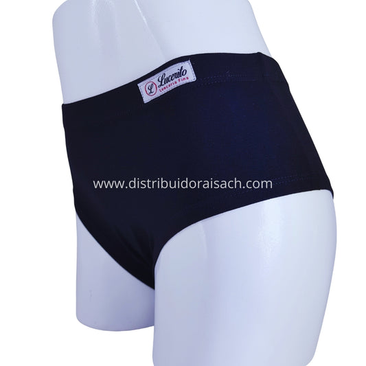 Calzon Negro Dama / Docena (Por Talla)