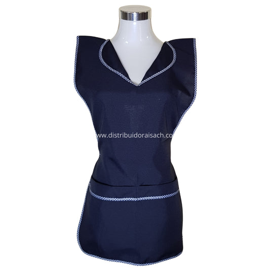 Delantal Packing/Cocina  Por Docena Azul Marino