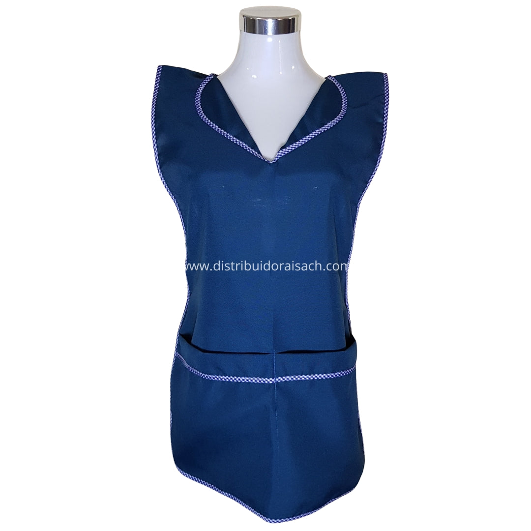 Delantal Packing/Cocina Por Docena Azul Petroleo