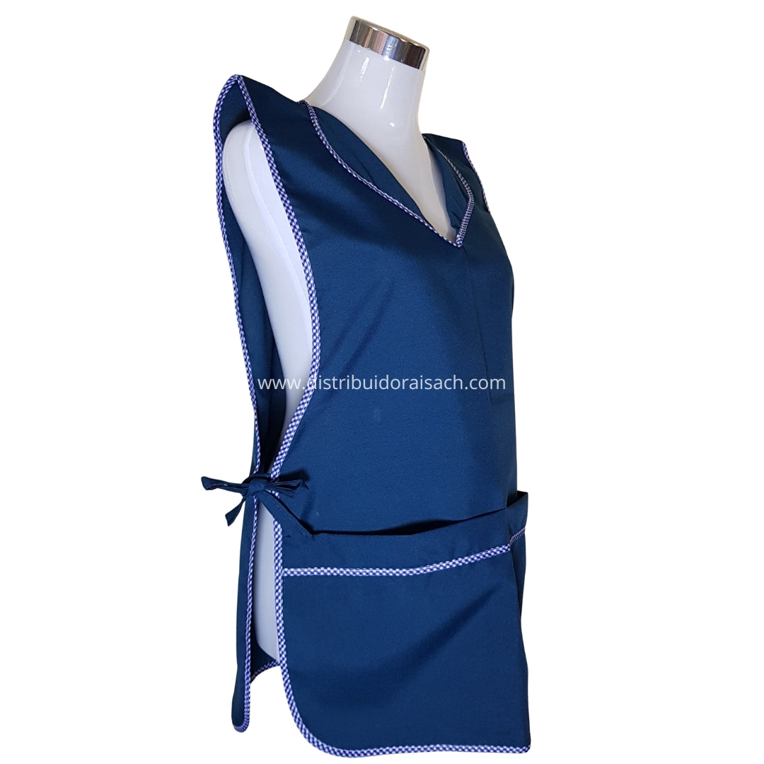 Delantal Packing/Cocina Por Docena Azul Petroleo