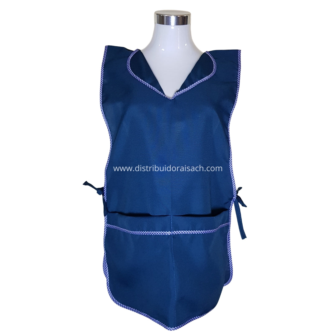 Delantal Packing/Cocina Por Docena Azul Petroleo