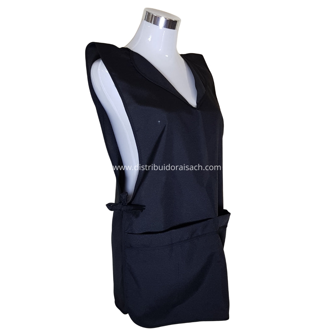 Delantal Packing/Cocina Por Docena Negro Entero