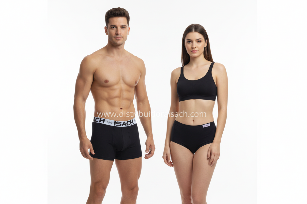 Banner modelos con ropa interior negra